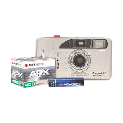 AgfaPhoto 35mm Analogue Camera With B&W APX400 Film and Battery