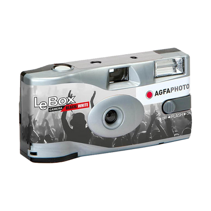 AgfaPhoto LeBox B&W Single-Use Camera (35mm Roll Film, 36 Exposures)