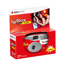 AgfaPhoto LeBox Colour Single-Use Camera (35mm Roll Film, 27 Exposures)