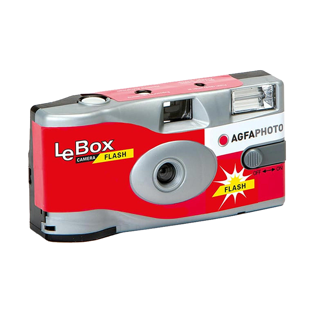 AgfaPhoto LeBox Colour Single-Use Camera (35mm Roll Film, 27 Exposures)
