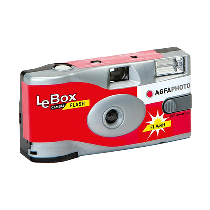 AgfaPhoto LeBox Colour Single-Use Camera (35mm Roll Film, 27 Exposures)
