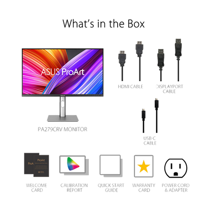 ASUS ProArt Display PA279CRV 27" 4K HDR Monitor