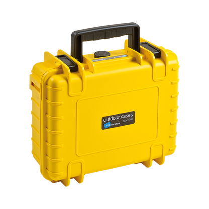 B&W International Type 1000 Outdoor Hard Case with Padded Dividers (Yellow)