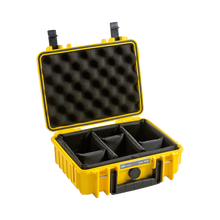 B&W International Type 1000 Outdoor Hard Case with Padded Dividers (Yellow)
