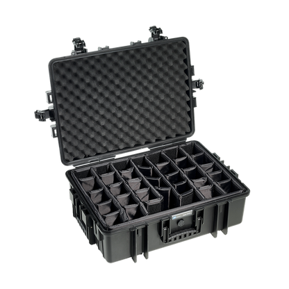 B&W International Type 6500 Outdoor Hard Case with Padded Dividers (Black)