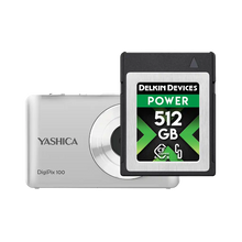 Delkin Devices 512GB POWER 4.0 CFexpress Type B Memory Card with FREE YASHICA DigiPix 100 (Valued at R1,495)