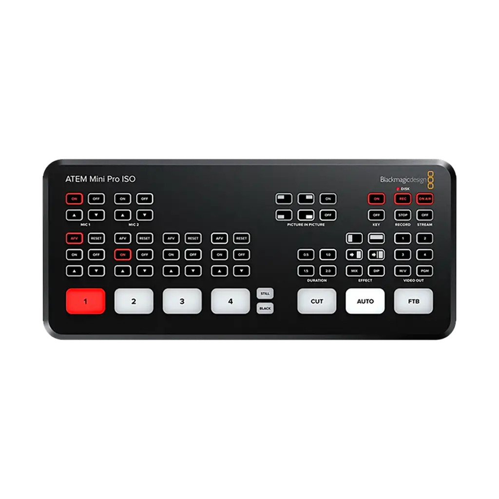 Rental: Blackmagic Design ATEM Mini Pro ISO HDMI Live Stream