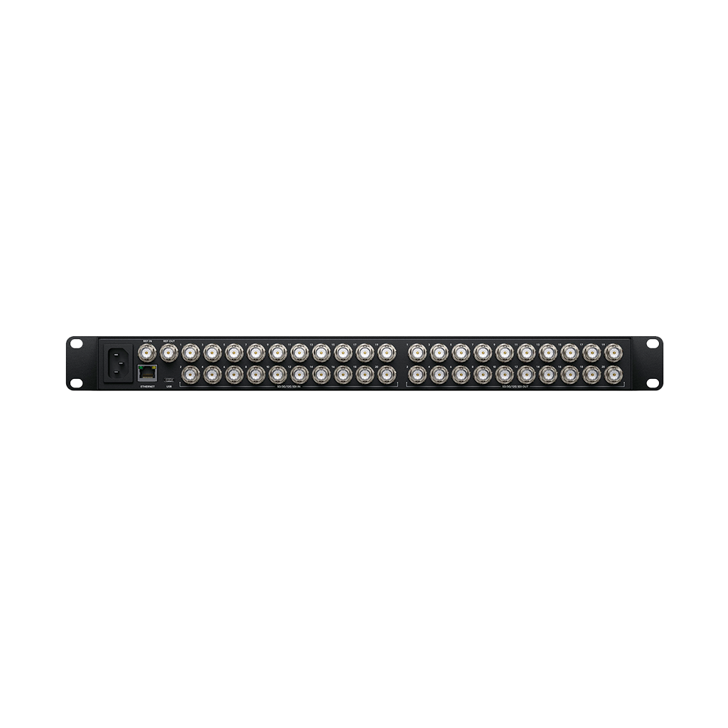 Blackmagic Design Videohub 20x20 12G Zero-Latency Video Router