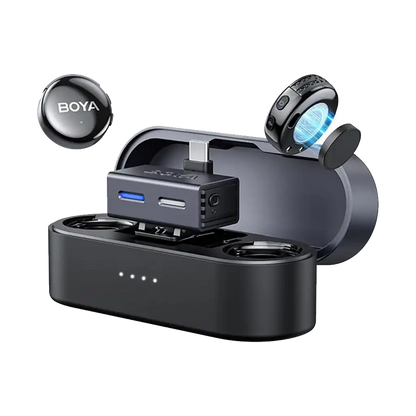 Boya BOYALINK 3 AI-Powered 2-Person Wireless Microphone System for Cameras and Mobile Devices (2.4 GHz)