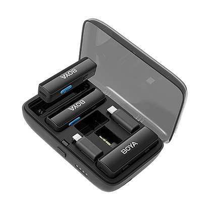 BOYA BOYALINK 2-Person All-in-One Wireless Microphone System with Interchangeable Connectors (2.4 GHz)