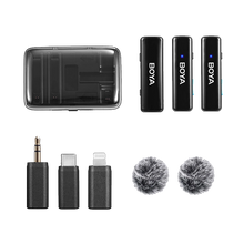 BOYA BOYALINK 2-Person All-in-One Wireless Microphone System with Interchangeable Connectors (2.4 GHz)