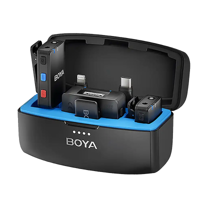 Boya BOYAMIC 2-Person Wireless Microphone System for Cameras and Mobile Devices (2.4 GHz)