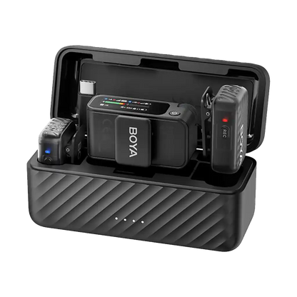 Boya BOYAMIC 2 AI-Powered 2-Person Wireless Microphone System for Cameras and Mobile Devices (2.4 GHz)