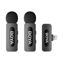 Boya BY-V3 2-Person Wireless Microphone System with Lightning Connector for Mobile Devices (2.4 GHz)
