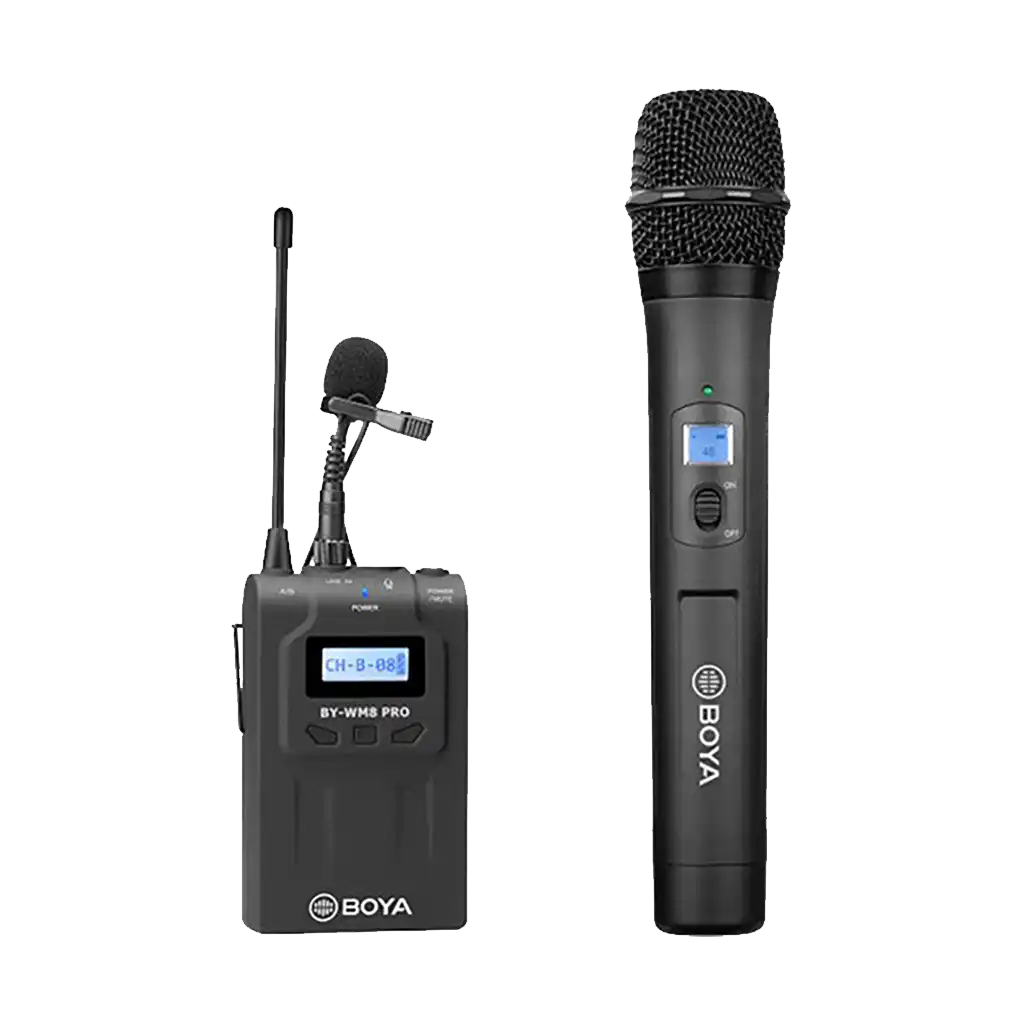 Boya BY-WM8 PRO-K3 Camera-Mount Wireless Handheld Microphone System (568 to 599 MHz)