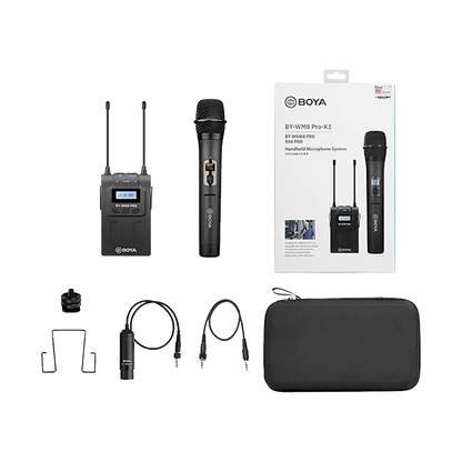 Boya BY-WM8 PRO-K3 Camera-Mount Wireless Handheld Microphone System (568 to 599 MHz)