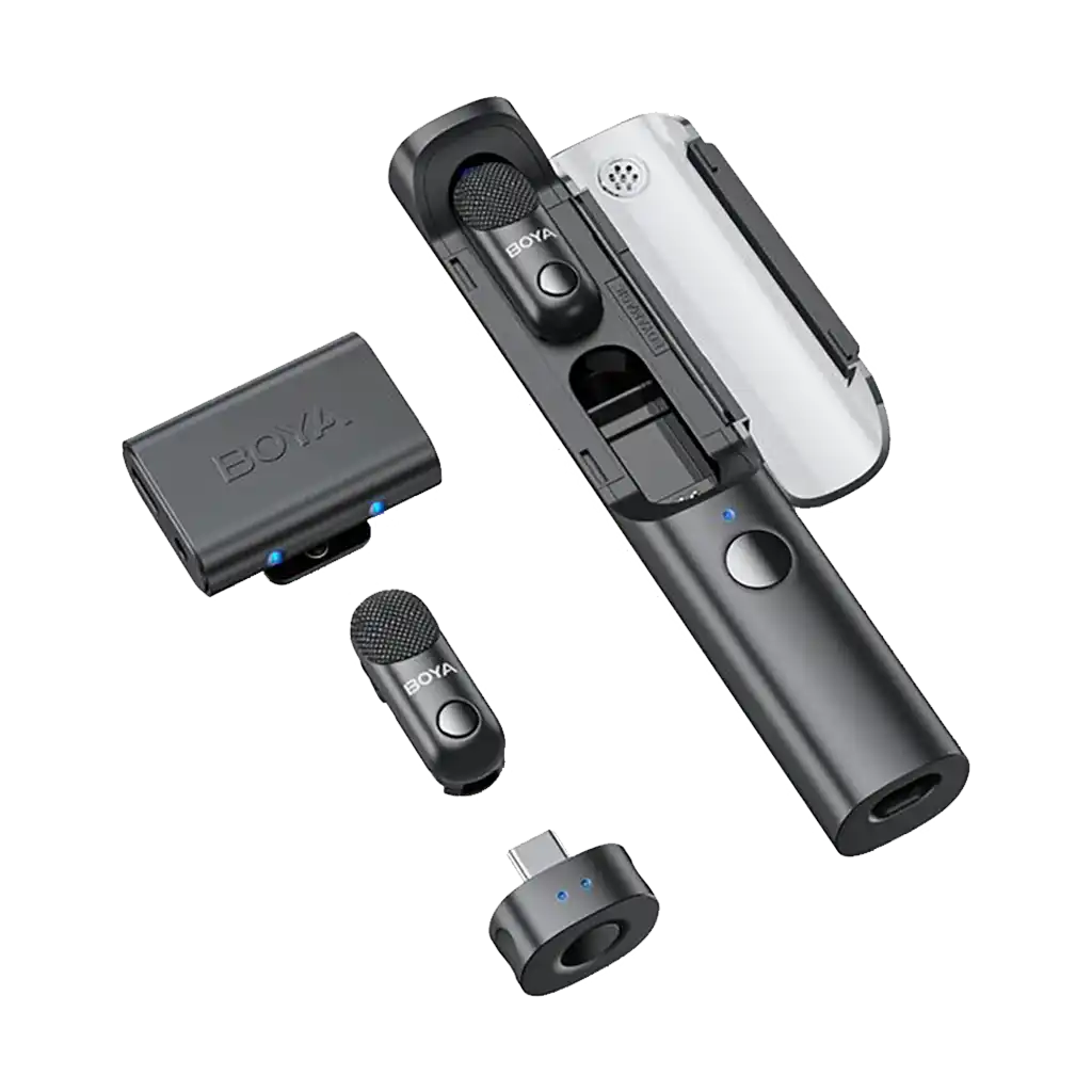 Boya Magic 2-Person Wireless Microphone System for Cameras and Mobile Devices