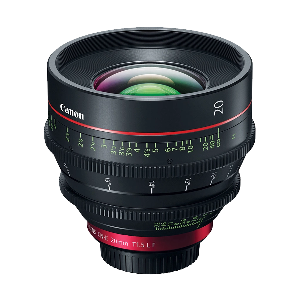 Canon CN-E 20mm T1.5 L Cinema Prime Lens (EF Mount)