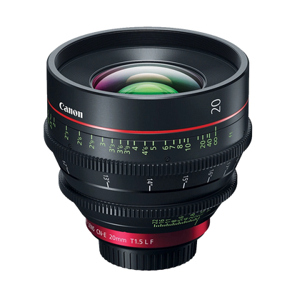 Canon CN-E 20mm T1.5 L Cinema Prime Lens (EF Mount)
