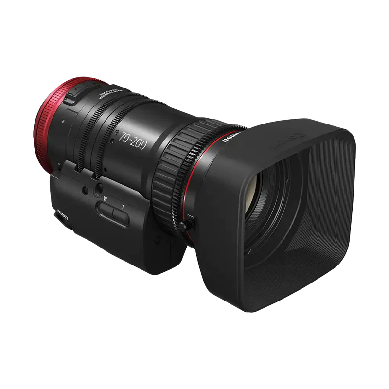Rental: Canon CN-E 70-200mm T4.4 Compact-Servo Cine Zoom Lens (EF Mount)