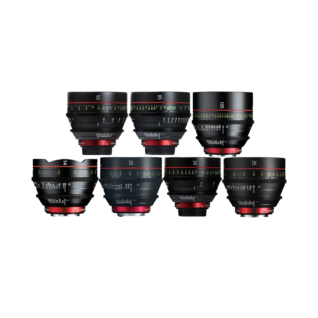 Rental: Canon CN-E Sumire Prime 7-Lens Kit (PL Mount)