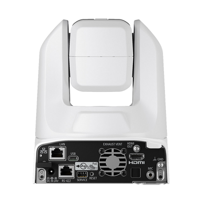 Canon CR-N100 4K NDI PTZ Camera with 20x Zoom (Titanium White)