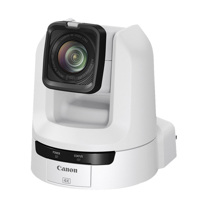 Canon CR-N100 4K NDI PTZ Camera with 20x Zoom (Titanium White)