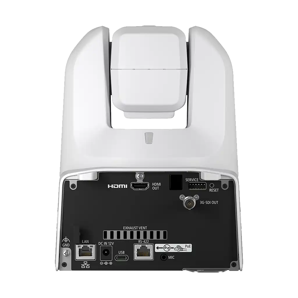 Canon CR-N350 4K NDI PTZ Camera with 20x Zoom (Titanium White)