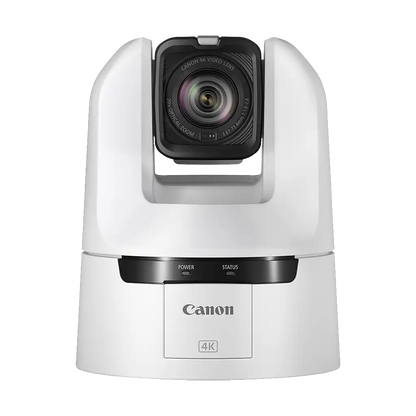 Canon CR-N350 4K NDI PTZ Camera with 20x Zoom (Titanium White)