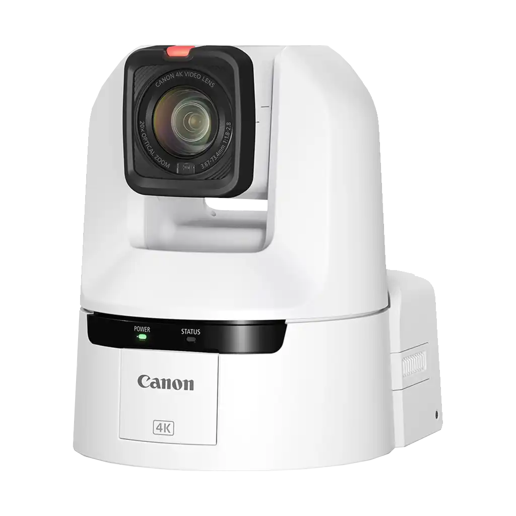 Canon CR-N400 4K 12G-SDI NDI PTZ Camera with 20x Optical Zoom (Titanium White)