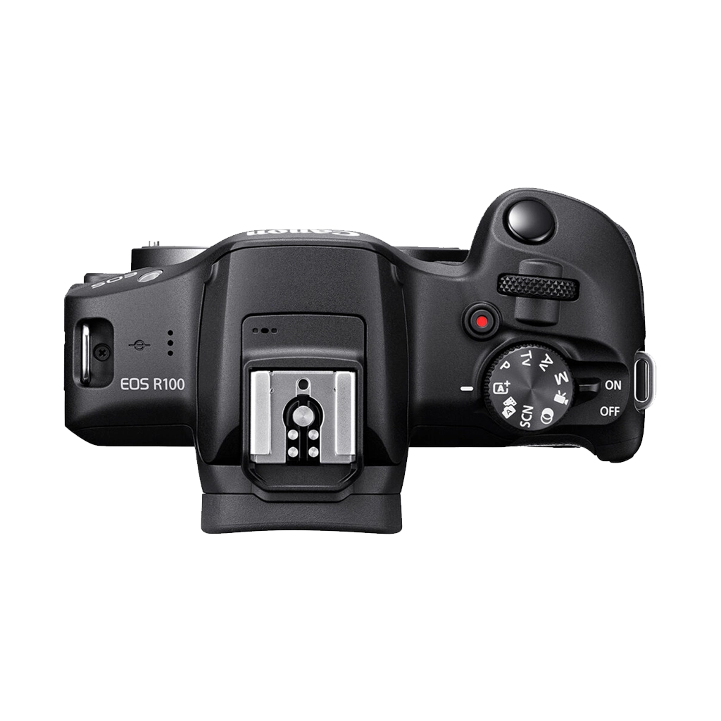 Canon EOS R100 Mirrorless Camera with RF-S 18-45mm Lens with Bag