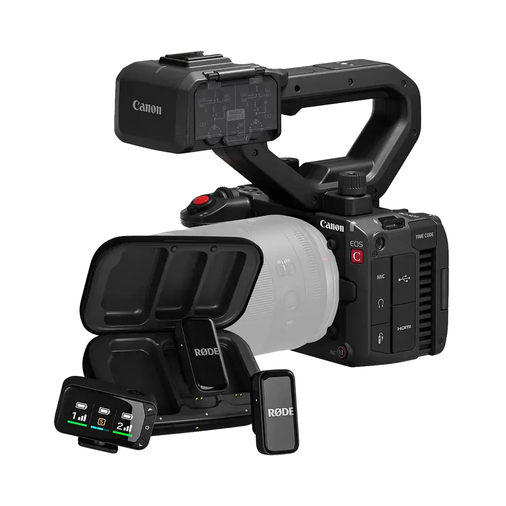 Canon EOS C50 Digital Cinema Camera Body with FREE Rode Wireless Micro 2-Person Microphone System (Valued at R3,795)