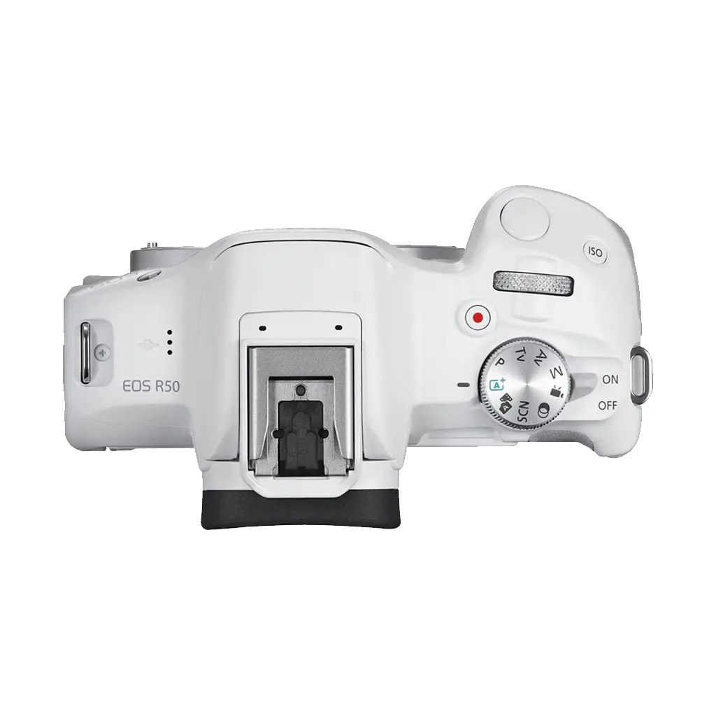 Canon EOS R50 Mirrorless Camera Body (White)