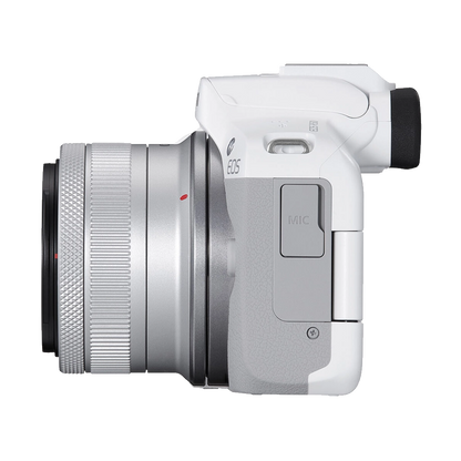 Canon EOS R50 Mirrorless Camera with 18-45mm Lens (White)