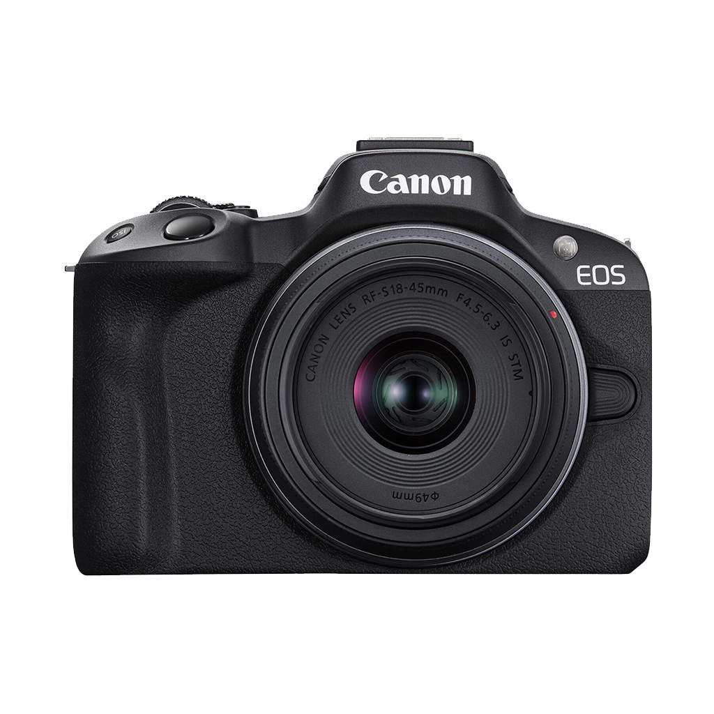 Canon EOS R50 Mirrorless Camera with 18-45mm Lens with Bag and SD Card