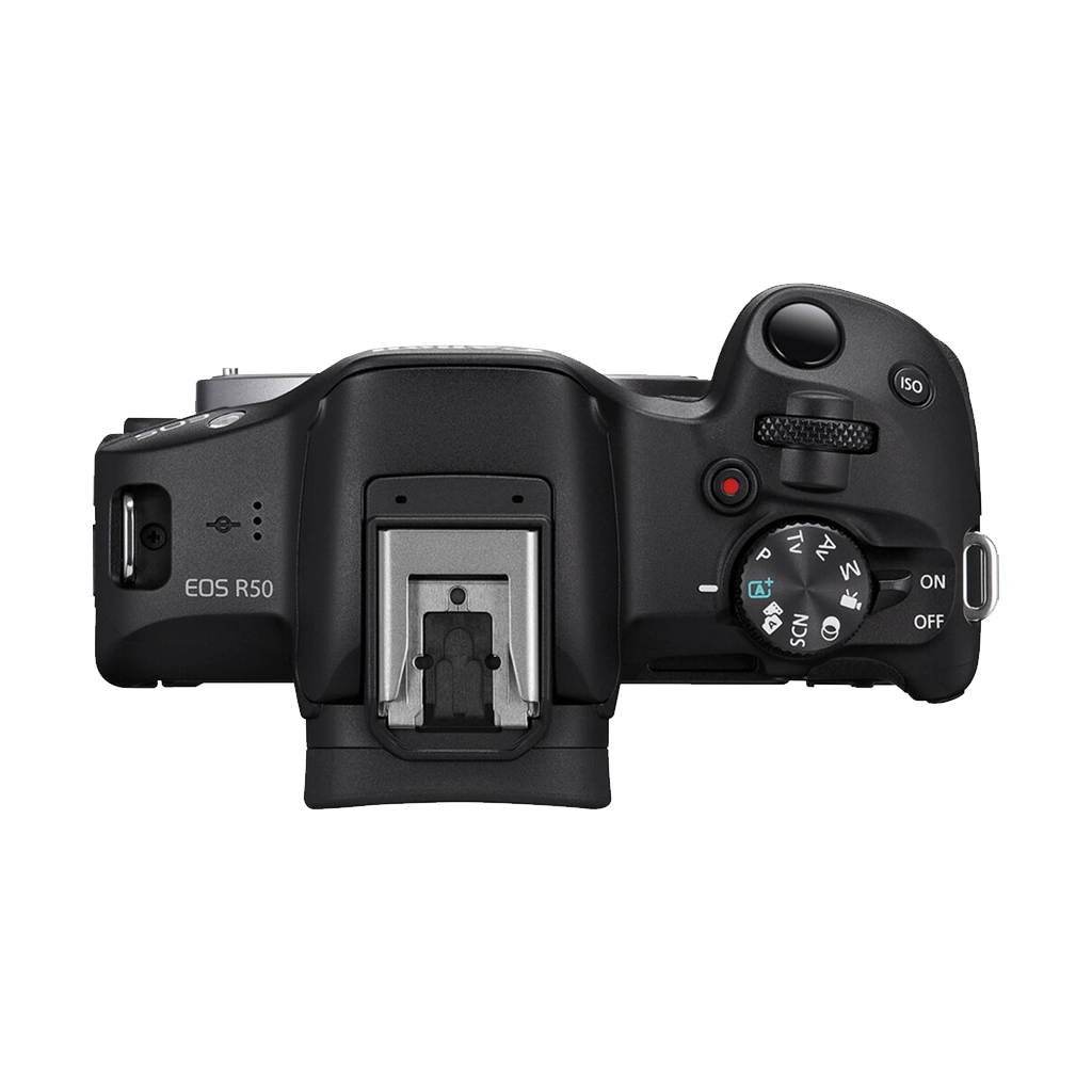 Canon EOS R50 Mirrorless Camera with 18-45mm Lens with Bag and SD Card