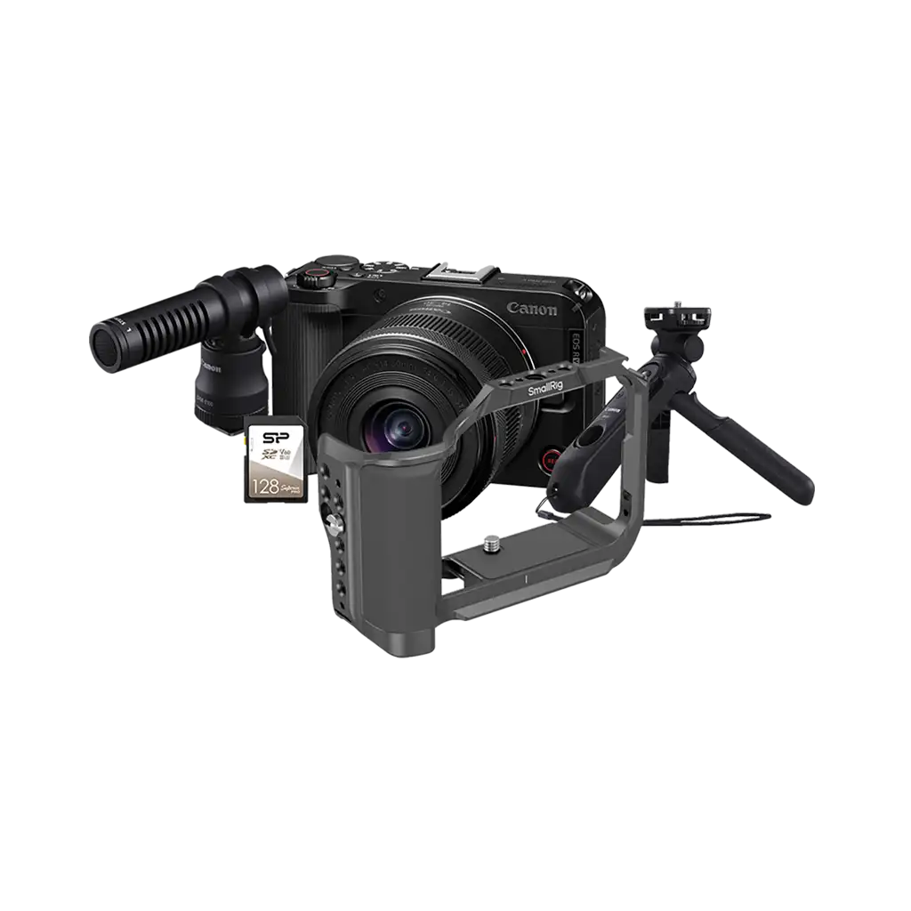 Canon EOS R50 V Content Creator Kit with Free SmallRig Cage 5427 (Valued at R1,560)