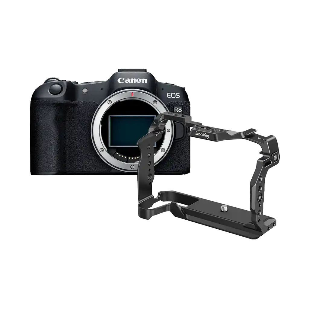 Canon EOS R8 Mirrorless Camera Body + Free Extra Canon LP-E17 Battery (Valued at R1 575) and Free SmallRig Cage 4212 (Valued at R1,680)
