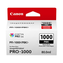 Canon PFI-1000 PBK LUCIA PRO Photo Black Ink Tank (80mL)