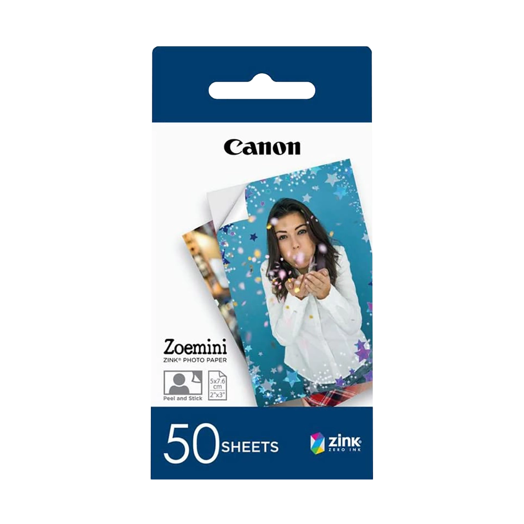 Canon ZoeMini Zink Photo Paper (50 Pack)