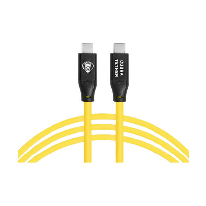 Cobra Tether Straight USB-C Bidirectional Tether Cable (5m, Yellow)