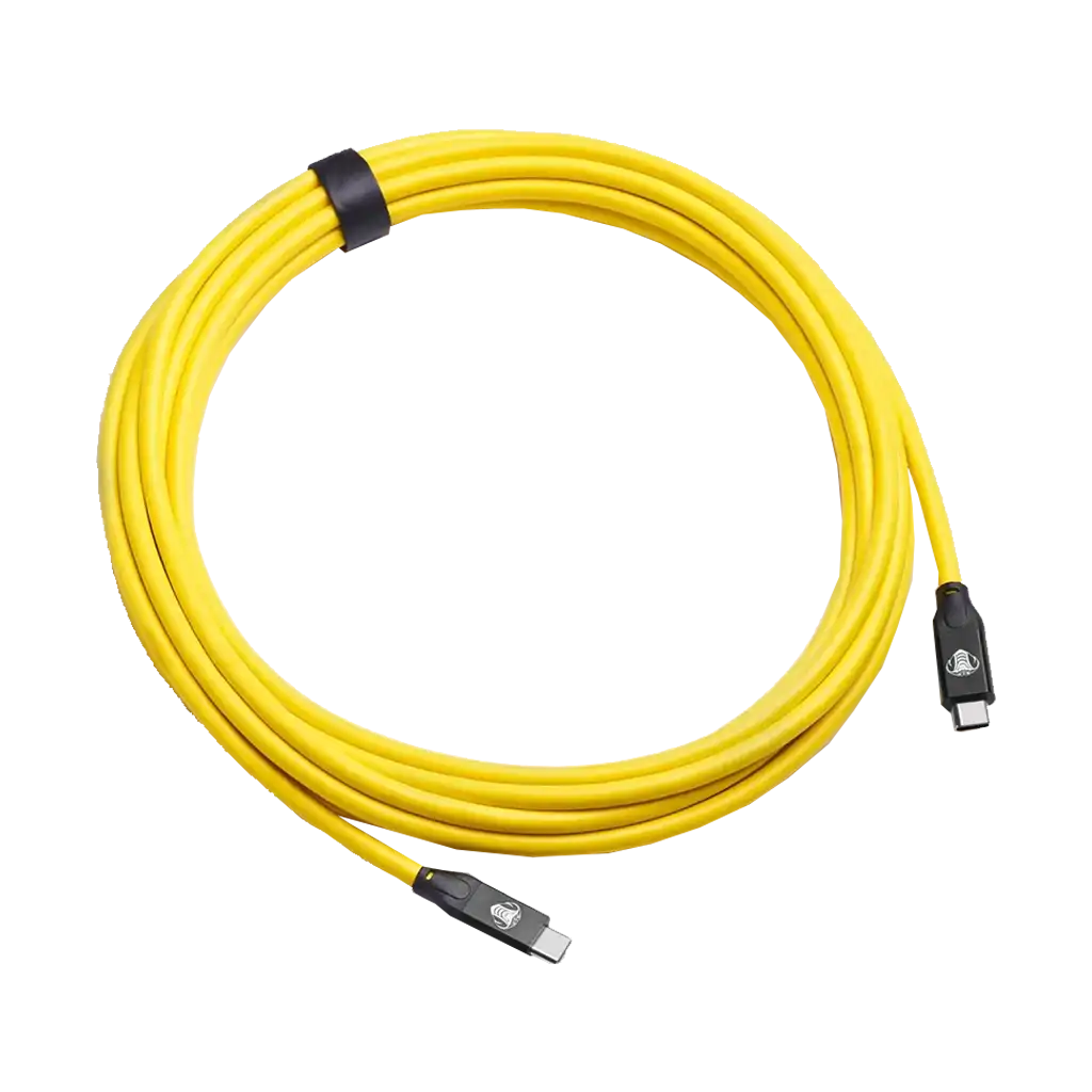 Cobra Tether Straight USB-C Bidirectional Tether Cable (5m, Yellow)