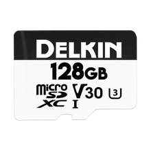Delkin Devices 128GB Hyperspeed UHS-I SDXC Memory Card with SD Adapter