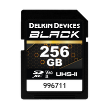 Delkin Devices 256GB BLACK UHS-II SDXC (290MB/s) Memory Card
