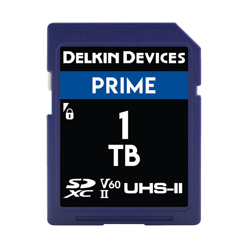 Delkin Devices 1TB Prime UHS-II SDXC (280MB/s) Memory Card