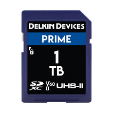 Delkin Devices 1TB Prime UHS-II SDXC (280MB/s) Memory Card