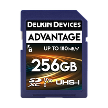 Delkin Devices 256GB Advantage UHS-I SDXC (180MB/s) Memory Card