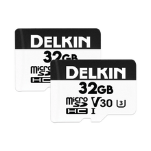 Delkin Devices 32GB Hyperspeed UHS-I microSDHC Memory Card with SD Adapter (Twin Pack)