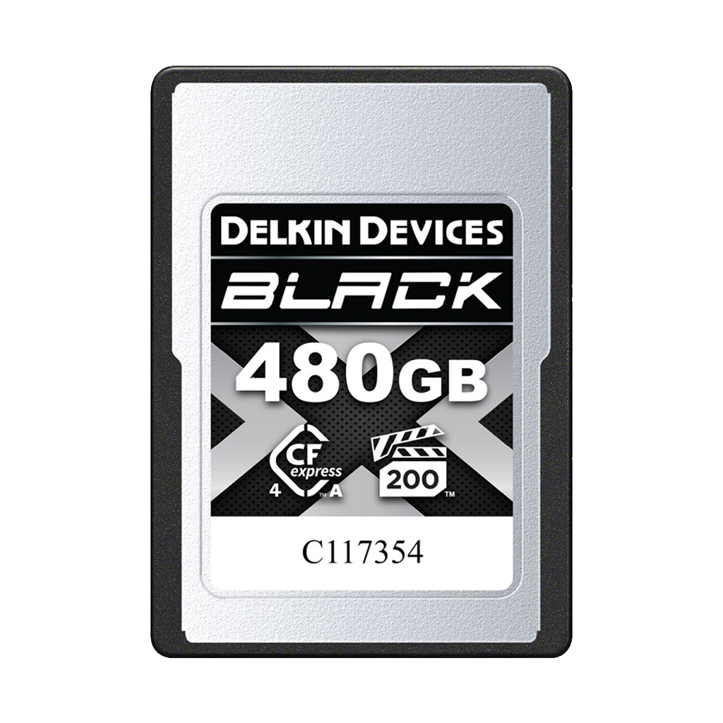 Delkin Devices 480GB BLACK CFexpress Type A 4.0 Memory Card