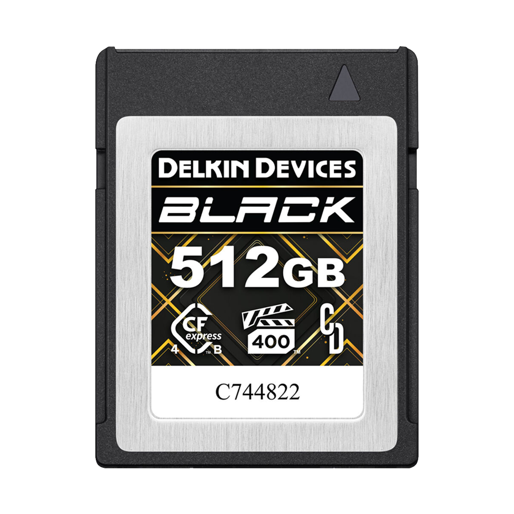 Delkin Devices 512GB BLACK CFexpress Type B 4.0 Memory Card